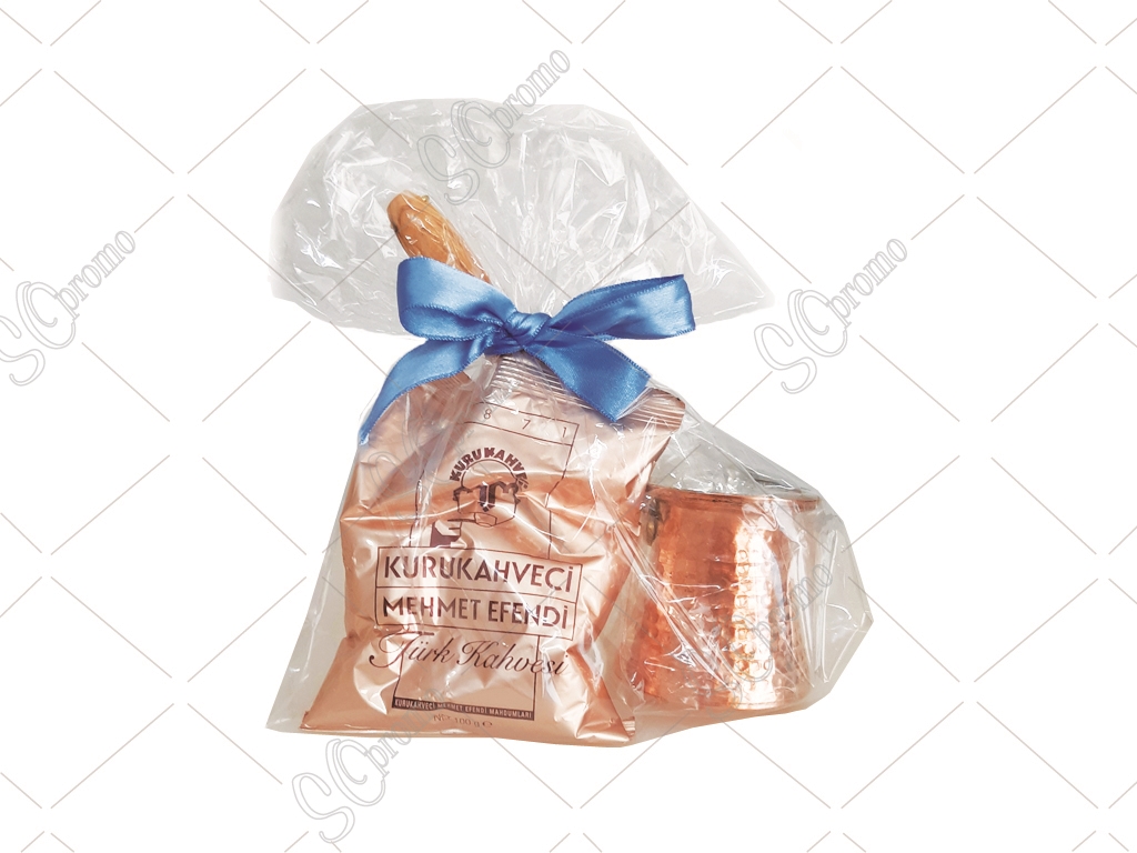 Copper Coffee Pot With Turkish Coffee